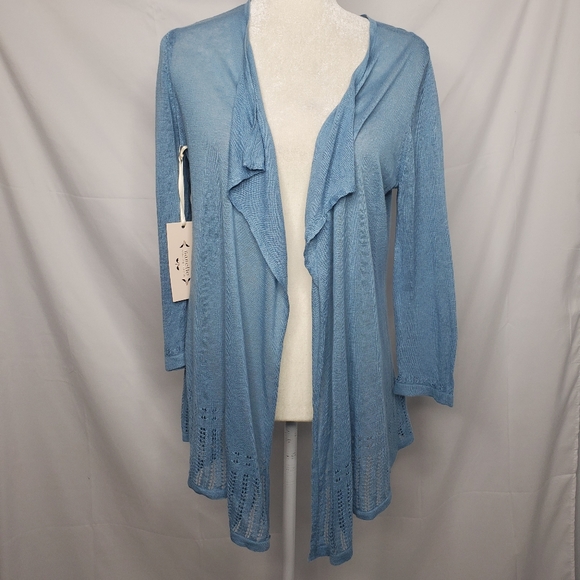 Nanette Lepore Tops - NWT NANETTE LEPORE linen blend waterfall cardigan